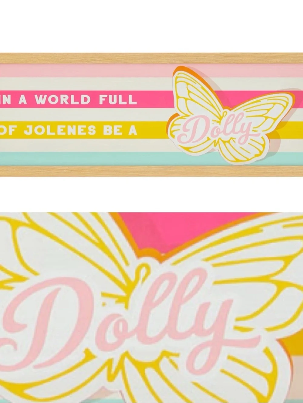 Dolly Parton limited edition wall sign